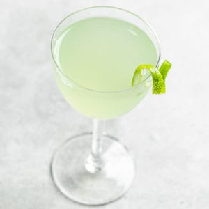 top view of last word cocktail