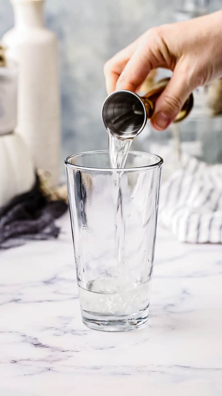 Black and White Rum Cocktail