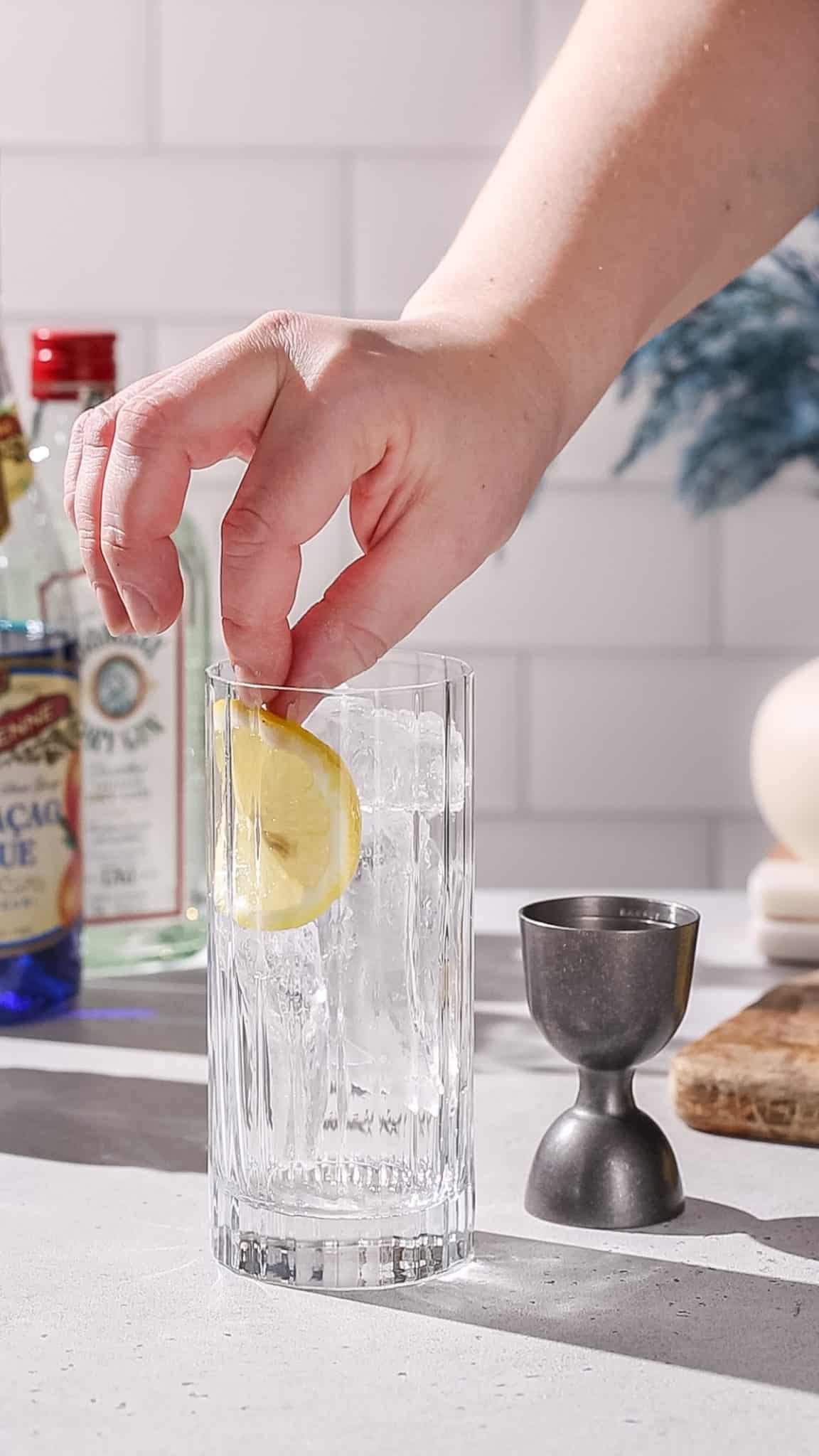 Blue Gin and Tonic Blue Gin and Tonic