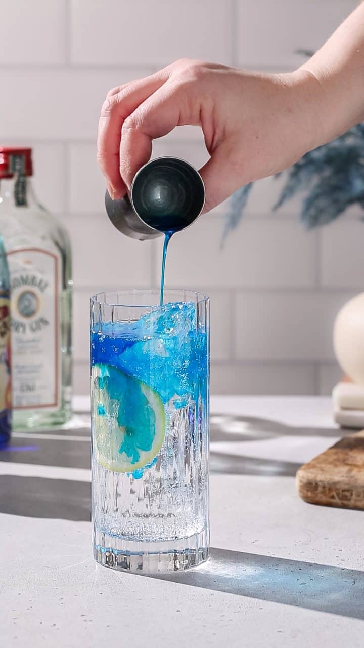Blue Gin and Tonic Blue Gin and Tonic