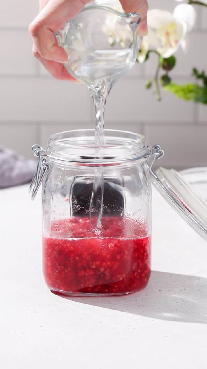 Raspberry Syrup for Cocktails