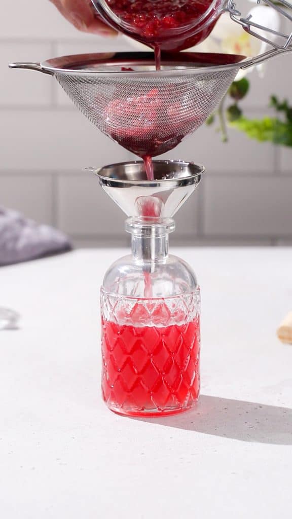 Raspberry Syrup for Cocktails